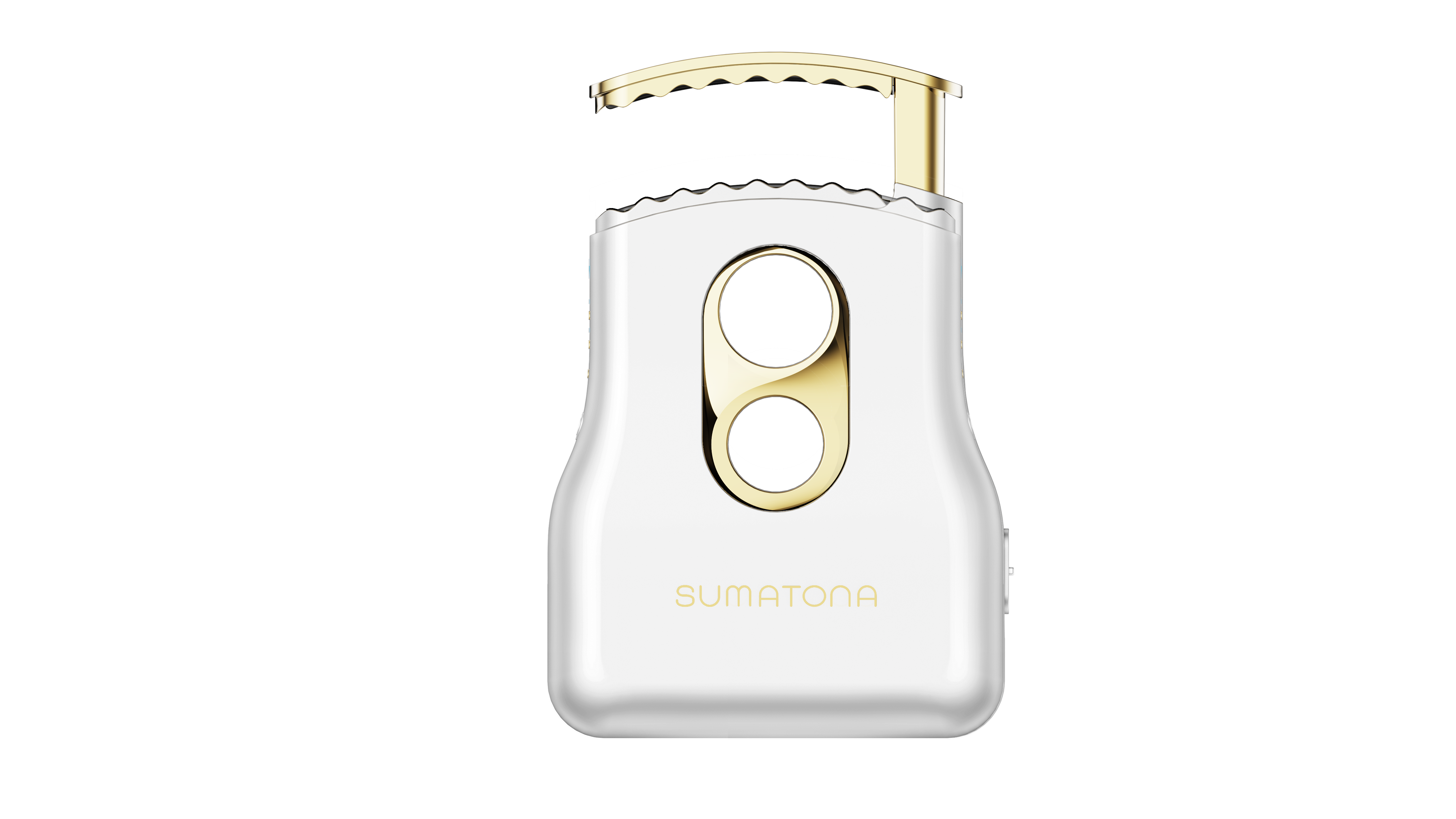 Smart Mini — Ivory White pocket iron